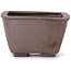 Square unglazed bonsai pot by Seto - 85 x 85 x 50 mm