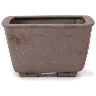 Seto Maceta de bonsái cuadrada sin esmaltar de 85 mm de Seto, Japón