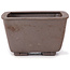 Vaso bonsai quadrato non smaltato di Seto - 85 x 80 x 50 mm