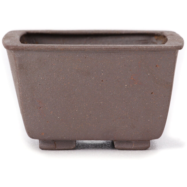 Pot à bonsaï carré non émaillé par Seto - 85 x 80 x 50 mm