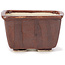 Pot à bonsaï carré marron par Seto - 85 x 85 x 50 mm