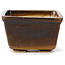 Square brown bonsai pot by Seto - 80 x 80 x 45 mm
