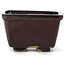 Square brown bonsai pot by Seto - 80 x 80 x 45 mm