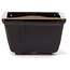 Square brown bonsai pot by Seto - 80 x 75 x 45 mm