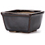 Square brown bonsai pot by Seto - 80 x 75 x 45 mm