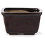 Square brown bonsai pot by Seto - 80 x 80 x 45 mm