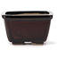 Square brown bonsai pot by Seto - 80 x 80 x 45 mm