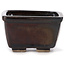 Square brown bonsai pot by Seto - 80 x 80 x 45 mm