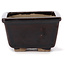 Square brown bonsai pot by Seto - 80 x 80 x 50 mm