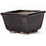 Square brown bonsai pot by Seto - 80 x 80 x 50 mm