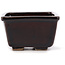 Square brown bonsai pot by Seto - 80 x 80 x 50 mm