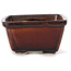 Square brown bonsai pot by Seto - 90 x 90 x 50 mm