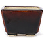 Pot à bonsaï carré marron par Seto - 80 x 75 x 50 mm