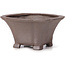 Pot à bonsaï carré non émaillé par Seto - 90 x 90 x 50 mm