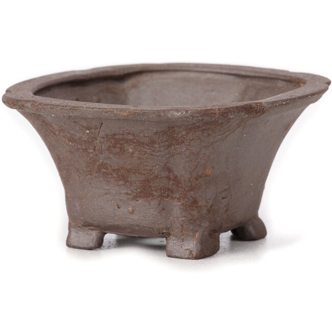 Pot à bonsaï carré non émaillé par Seto - 90 x 90 x 50 mm