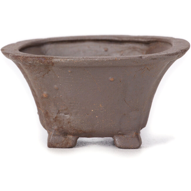 Pot à bonsaï carré non émaillé par Seto - 90 x 90 x 50 mm