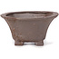 Pot à bonsaï carré non émaillé par Seto - 90 x 90 x 50 mm