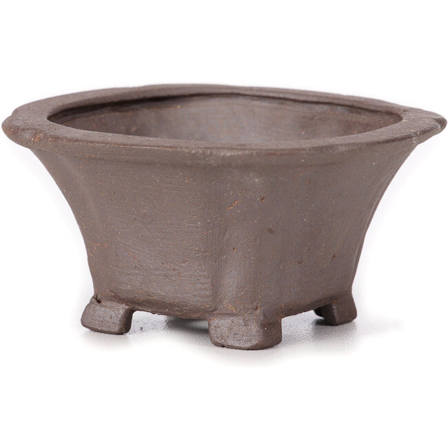 Pot à bonsaï carré non émaillé par Seto - 90 x 90 x 50 mm