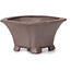 Square unglazed bonsai pot by Seto - 90 x 90 x 50 mm