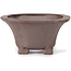 Pot à bonsaï carré non émaillé par Seto - 90 x 90 x 50 mm