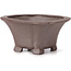 Pot à bonsaï carré non émaillé par Seto - 90 x 90 x 50 mm