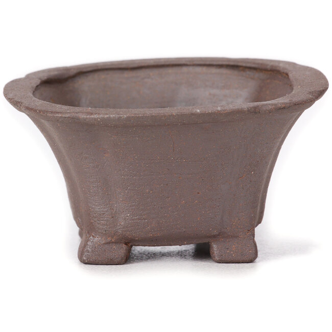 Pot à bonsaï carré non émaillé par Seto - 90 x 90 x 50 mm