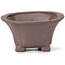 Pot à bonsaï carré non émaillé par Seto - 90 x 90 x 50 mm