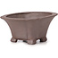 Pot à bonsaï carré non émaillé par Seto - 90 x 90 x 50 mm