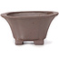 Pot à bonsaï carré non émaillé par Seto - 90 x 90 x 50 mm