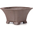Pot à bonsaï carré non émaillé par Seto - 90 x 90 x 50 mm