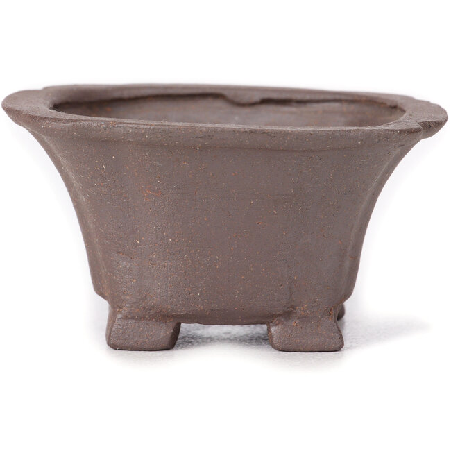 Pot à bonsaï carré non émaillé par Seto - 90 x 90 x 50 mm