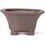 Square unglazed bonsai pot by Seto - 90 x 90 x 50 mm
