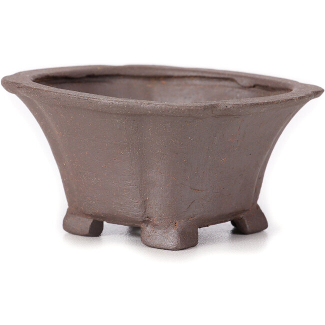 Pot à bonsaï carré non émaillé par Seto - 90 x 90 x 50 mm