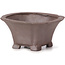 Pot à bonsaï carré non émaillé par Seto - 90 x 90 x 50 mm