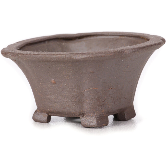 Pot à bonsaï carré non émaillé par Seto - 90 x 90 x 50 mm