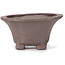 Square unglazed bonsai pot by Seto - 90 x 90 x 50 mm