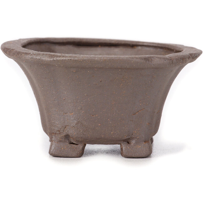 Pot à bonsaï carré non émaillé par Seto - 90 x 90 x 50 mm