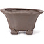 Square unglazed bonsai pot by Seto - 90 x 90 x 50 mm