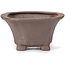 Pot à bonsaï carré non émaillé par Seto - 90 x 90 x 50 mm