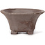 Pot à bonsaï carré non émaillé par Seto - 90 x 90 x 45 mm