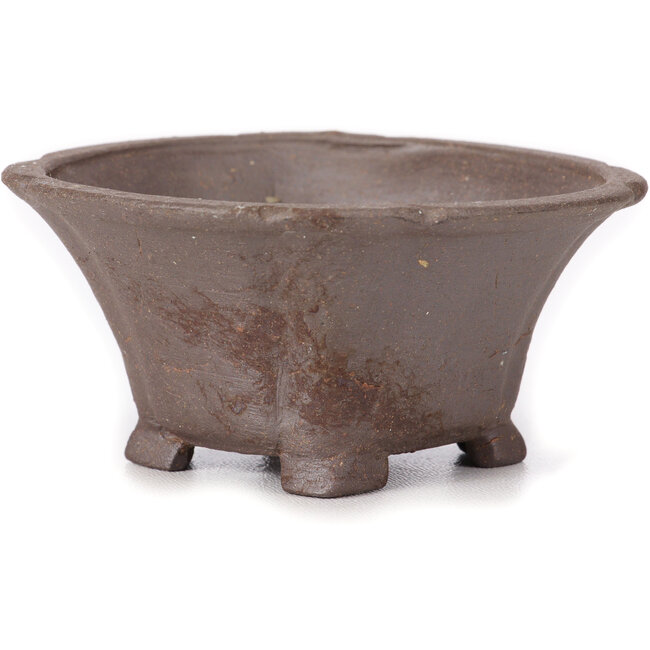 Pot à bonsaï carré non émaillé par Seto - 90 x 90 x 45 mm