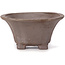 Pot à bonsaï carré non émaillé par Seto - 90 x 90 x 45 mm