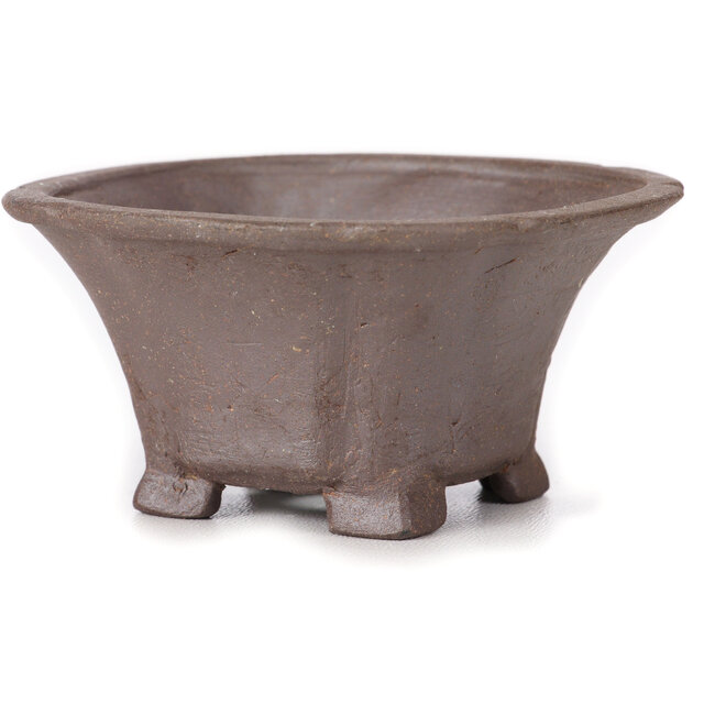 Pot à bonsaï carré non émaillé par Seto - 90 x 90 x 45 mm