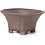 Pot à bonsaï carré non émaillé par Seto - 90 x 90 x 45 mm
