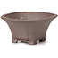 Pot à bonsaï carré non émaillé par Seto - 90 x 90 x 45 mm