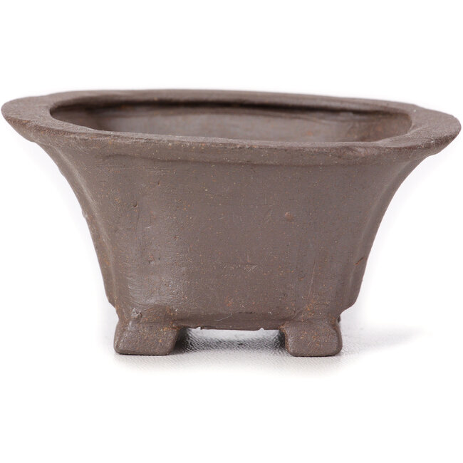 Pot à bonsaï carré non émaillé par Seto - 95 x 90 x 45 mm