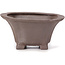 Pot à bonsaï carré non émaillé par Seto - 95 x 90 x 45 mm