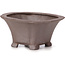 Pot à bonsaï carré non émaillé par Seto - 95 x 90 x 45 mm