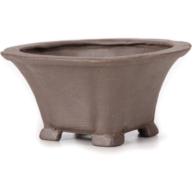 Pot à bonsaï carré non émaillé par Seto - 95 x 90 x 45 mm