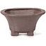 Pot à bonsaï carré non émaillé par Seto - 90 x 90 x 45 mm